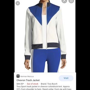 Tory Burch Chevron Track Jacket